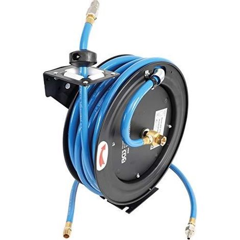 BGS 8584 Carrete metálico para manguera de aire 15m