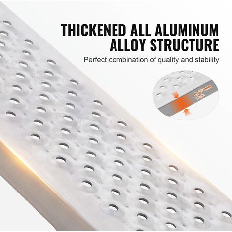 Rampe de Chargement en Aluminium 2PCs 120 x 21 - 5 cm (1/5)