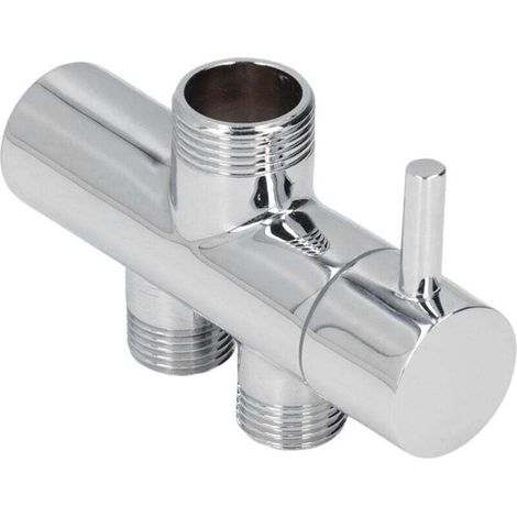 [JAMAIS UTILISÉ]Inverseur de bras de douche G3/4 à G1/2, connecteur en t étanche, Valve de dérivation de douche en laiton pour salle de bains