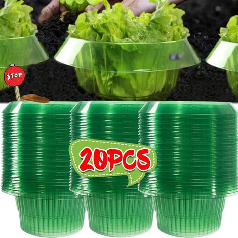 (Blanc, lot de 3) Colliers anti-limaces et escargots pour plantes et jardin, protection réutilisable pour pots de fleurs contre les insectes (1/4)