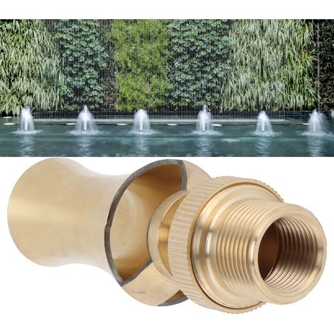 Tête d'arrosage ajustable pour fontaine, filetage femelle G1/2 et mâle G3/4, 25mm (1/5)