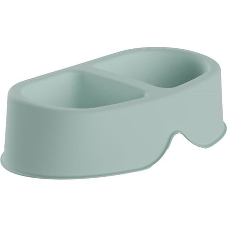 PLASTIKEN Doppio Capd Feeder 0,5 e 0,5 L Colore Menta 20138 UOMO