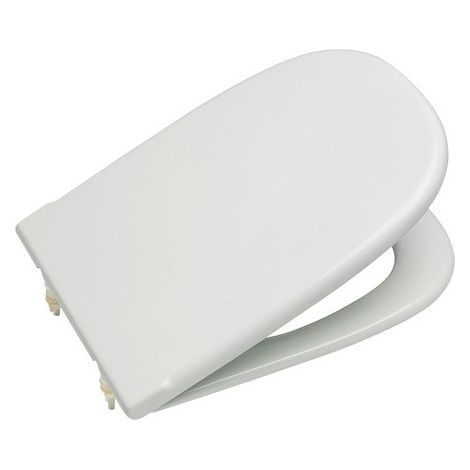 Tapa y Asiento para inodoro ROCA Dama con bisagras - Retro Blanco (1/8)