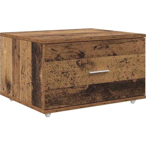 Maison Exclusive - Cajonera con rueda Madera vieja 55 x 45 x 31 c