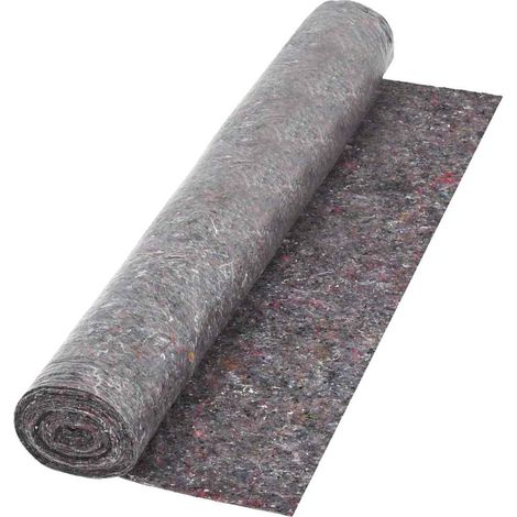 vidaXL Telo Protettivo per Pittori Antiscivolo 50 m 180 g/m² Grigio