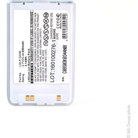 NX - Batterie téléphone, smartphone, GSM pour LG 3.7V 850mAh - LGLP-GAIM (1/4)