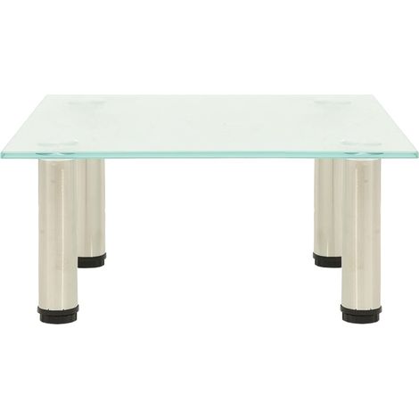 Maison Exclusive - TV-Tisch 40x35x17 cm Satiniertes Hartglas
