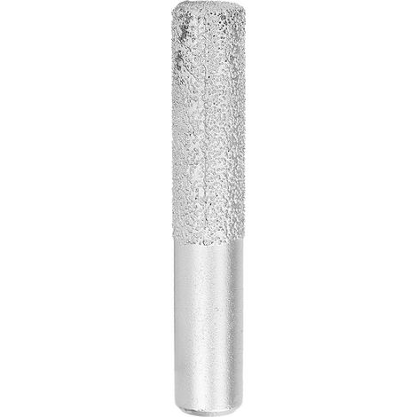 Gelöteter Diamant-Fräser, silberfarben, gerader Schaft, 12,7 mm, für Gongmaschine