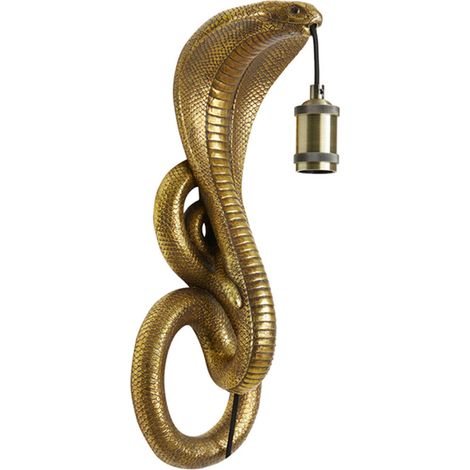 Light & Living - wandleuchte - Snake - bronze - kunststoff -