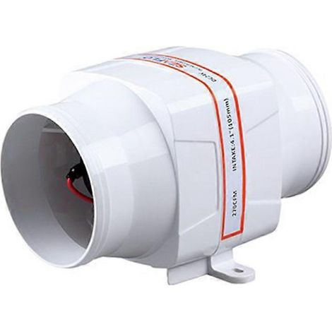 Souffleur d'air de cale marin en ligne SEAFLO 4" 12 V 270 CFM silencieux Blanc pour bateau-SFYGV (1/3)