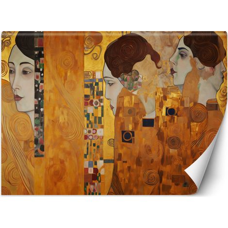 Papier peint Portrait doré d'une femme - G. Klimt 100x70 (1/5)