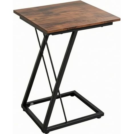 BT Rectangular Sofa Lightweight Design, X-Shaped Side Table, Industrial Table, for Living Room (1/5)