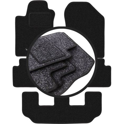Tapis De Voiture - Polypropylène - Pour Toyota Corolla Verso II 7 Places (2004-2009) - Lot Complet (1/5)