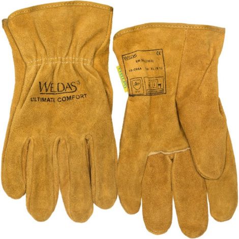 Guantes para trabajos de uso general de piel de serraje vacuno WELDAS L (1/3)