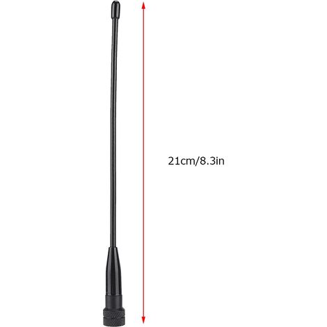 SMA M 669C Dualband-UHF/VHF-Antenne für Baofeng, Yaesu VX-1R/2R/3R/7R und Vertex Standard (1/5)