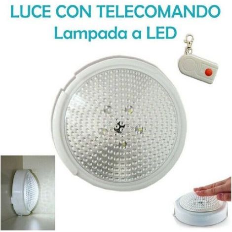 Lampe D'interieur A Led Sans Fil Avec Telecommande D'urgence