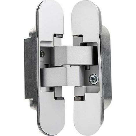 Charnière Invisible pour Portes Lourdes Lot de 2 (Charge 40 kg, Ouverture 180º) (1/4)