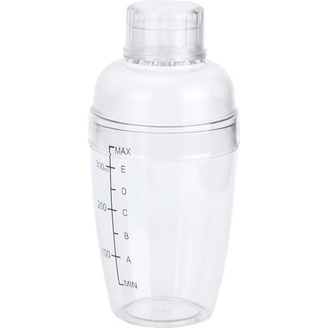 Cocktailshaker aus Kunststoff mit Messmarkierungen, Teekanne, Saft- und Weinglas, ideal für die Hausbar (350 ml). Auch für Milch, Saft und Wein geeignet. (1/5)
