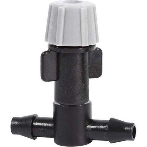 20 Pcs Gicleurs Têtes D'atomisation Buse et Té Joints Brouillard Système D'arrosage pour Patio Jardin Agricole à Effet de Serre Goutte à Goutte Irrigation De Refroidissement en Plein Air (1/4)