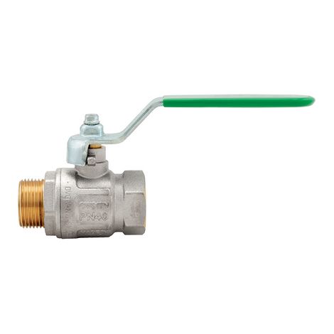 VALVOLA A SFERA IDEAL DVGW MF CON LEVA PIATTA PASSAGGIO TOTALE- 1 (DN 25) 40 bar / 580 psi- ITAP- pezzi 1 (1/2)
