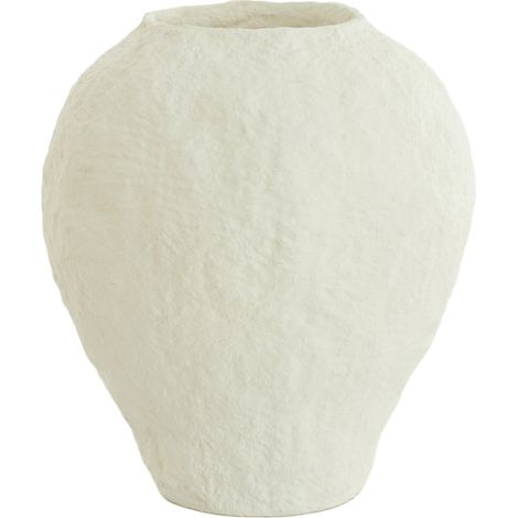 Light & Living Vase PANTOJA matt crème mit sanfter Optik – Ø45x50