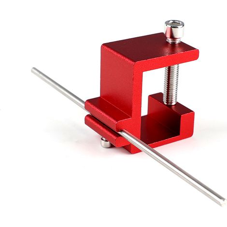 Herramienta universal de alineación de cadena de motocicletas, ajuste de cadena de piñón para Honda, Harley, Yamaha, Suzuki, Kawasaki, ATV, scooter, color rojo (1/4)