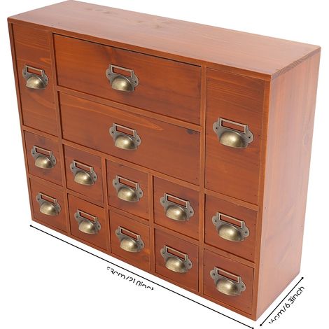 Armoire de rangement, design vintage, organisation multi-usages, Brun Olive (1/2)
