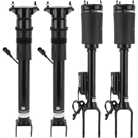 Maxpeedingrods – Suspension pneumatique avant arrière 4X pour Mercedes M ML GL Class W164 X164 – Amortisseurs haute qualité – Confort optimal et durabilité