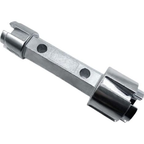 Extracteur de bonde de baignoire et clé à cliquet en alliage d'aluminium Kit de clés de vidange pour baignoires et canalisations de douche 5 cm (1/4)