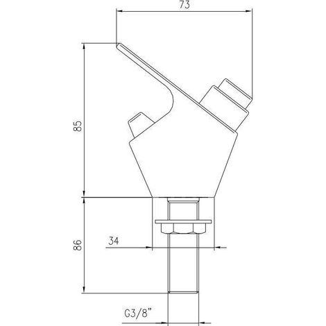 Rubinetto beverino con comando a pulsante e chiusura istantanea Idral 02178  Cromo