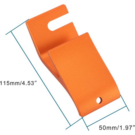 Tire bead holders, off-road motorcycle tire removal tools, tire disassembly aids, modification parts (orange) (1/4)
