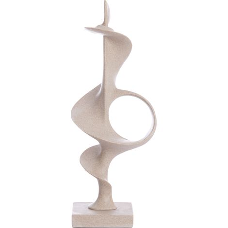 Ornamento Light & Living LOVINAC in plastica taupe – 19x16x47 cm (1/3)
