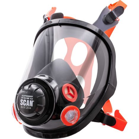 Scan FSM9800 Twin Full Face Respirator No Filters SCAPPERESPFF