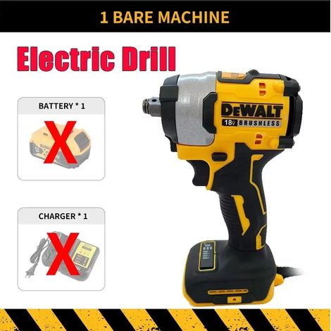 DEWALT DCF922 Clé à chocs rechargeable sans balais, outil professionnel de serrage et desserrage boulons (1/5)