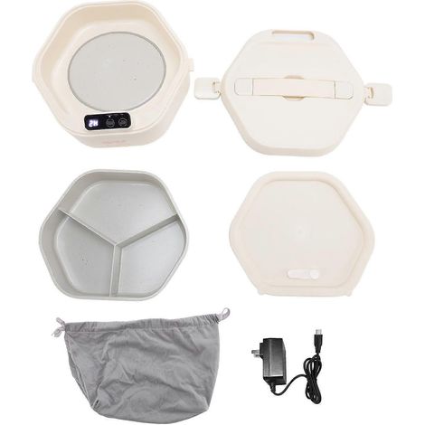 Kabellose, elektrisch beheizbare Lunchbox, wiederaufladbarer tragbarer Kocher für den Einsatz im Freien und zu Hause (1/5)