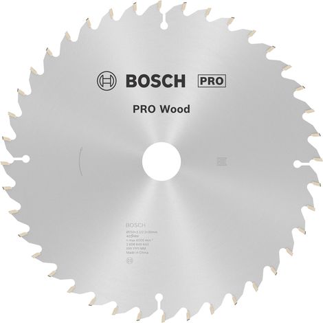 Bosch PRO Wood Circular Saw Blade 250 x 3.2 x 30 mm T40 2608640643
