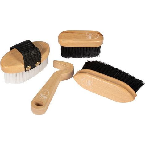 Taglia unica, Naturale: Set grooming per cavallino giocattolo Hobby Horsing