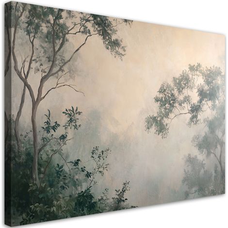 Tableau déco  Brouillard dans la forêt 60x40 (1/5)