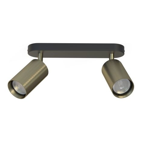 Plafoniera spot Nowodvorski Eye 2xGU10 nero ottone 8817