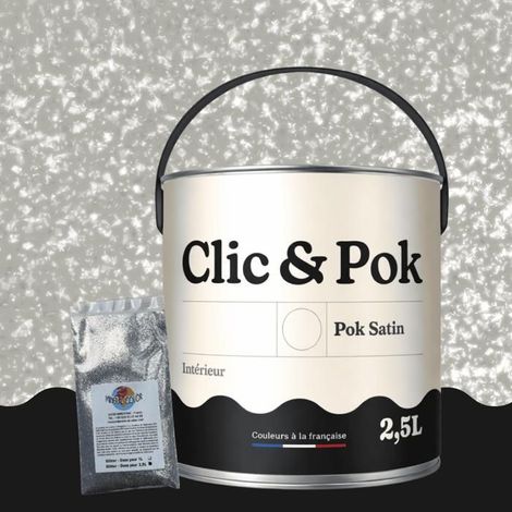 Peinture Effet Pailleté pour Murs & Plafonds - POK PAILLETTE - 2,5L - Aigle (1/4)