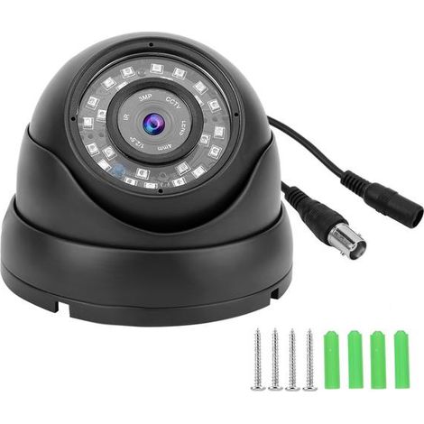 Caméra dôme CCTV AHD 1080p NTSC, système de surveillance noir pour bus, bateau et voiture (1/5)