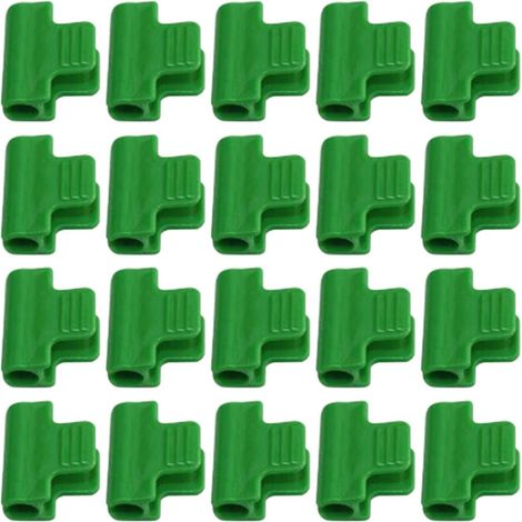 KZQ 20 Clip per serre, Clip per teloni per serre, Telaio di supporto per l'installazione di reti e pellicole per serre. (1/3)