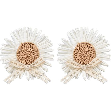 Lot de 2 ronds de serviette originaux / Pinces à serviette style occidental / Anneaux de serviette / Pinces à serviette de mariage / Pinces à serviette d'hôtel / Pinces à serviette pour décoration de (1/5)