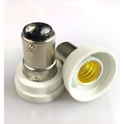 Fourniture de douilles et de supports de lampe de conversion destinés à l'exportation, B15D vers E12/E11, vente directe, matériau PBT ignifugé, certification internationale. (1/5)