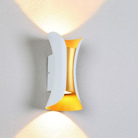 Applique Murale Moderne LED Intérieur Up Down Applique Murale Étanche IP65 Aluminium Appliques Murales pour Couloir, Chevet, Jardin, Salon 30W 6000K
