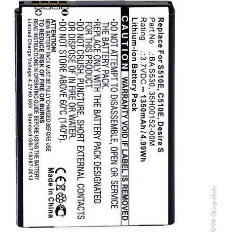 NX - Batterie téléphone, smartphone, GSM 3.7V 1350mAh - 35H00152-00M35H00159-00MBA S530BA S590BAS53 (1/4)