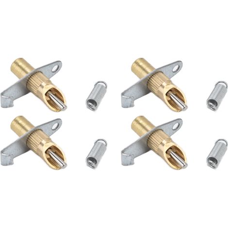 Lot de 10 abreuvoirs et mangeoires automatiques pour cochons d'Inde, lapins, furets - Abreuvoir à tétine blanc (grand modèle, raccord triple pour lapins) (1/5)