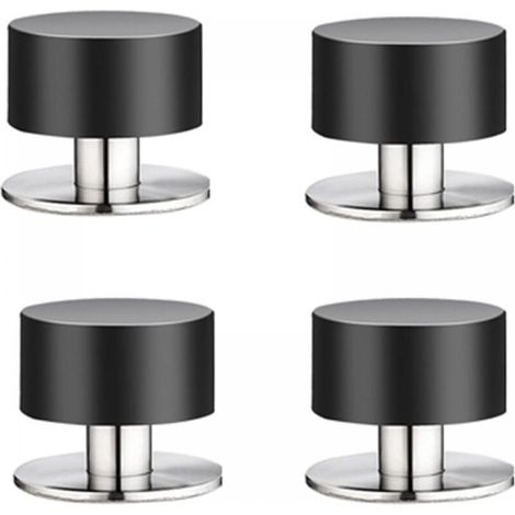 Set mit 4 selbstklebenden Türstoppern aus Gummi zur Wandbefestigung, ideal zur Schalldämmung von Haus, Büro und Terrasse. (1/5)