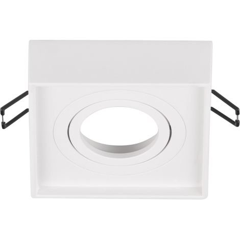 Spot encastré carré blanc orientable MR16 Polux GAJA (1/4)