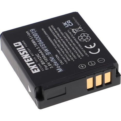 EXTENSILO 3x Akku Ersatz für Samsung IA-BH125C für Tragbare Mini-Kamera (1050 mAh, 3,6 V, Li-Ion) (1/4)